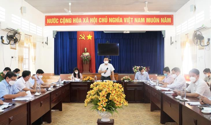 Đoàn đại biểu Quốc hội tỉnh Tây Ninh giám sát việc thực hiện chính sách, pháp luật về thực hành tiết kiệm, chống lãng phí giai đoạn 2016-2021 trên địa bàn huyện Dương Minh Châu
